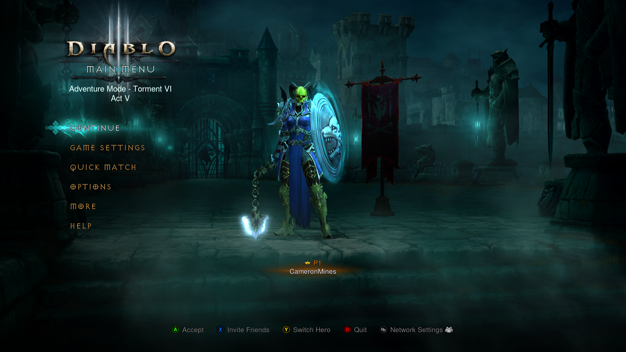 Cameron's Level 70 Witch Hunter!