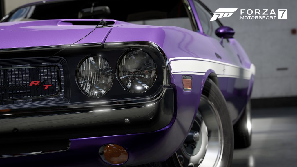 Forza 7 Challenger Headlights 4K