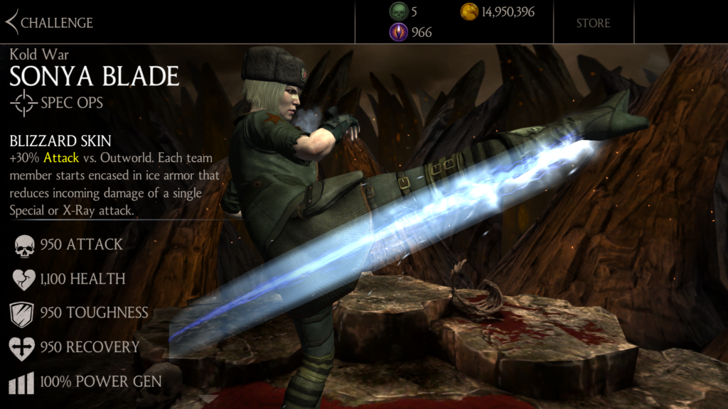 Kold War Sonya Blade