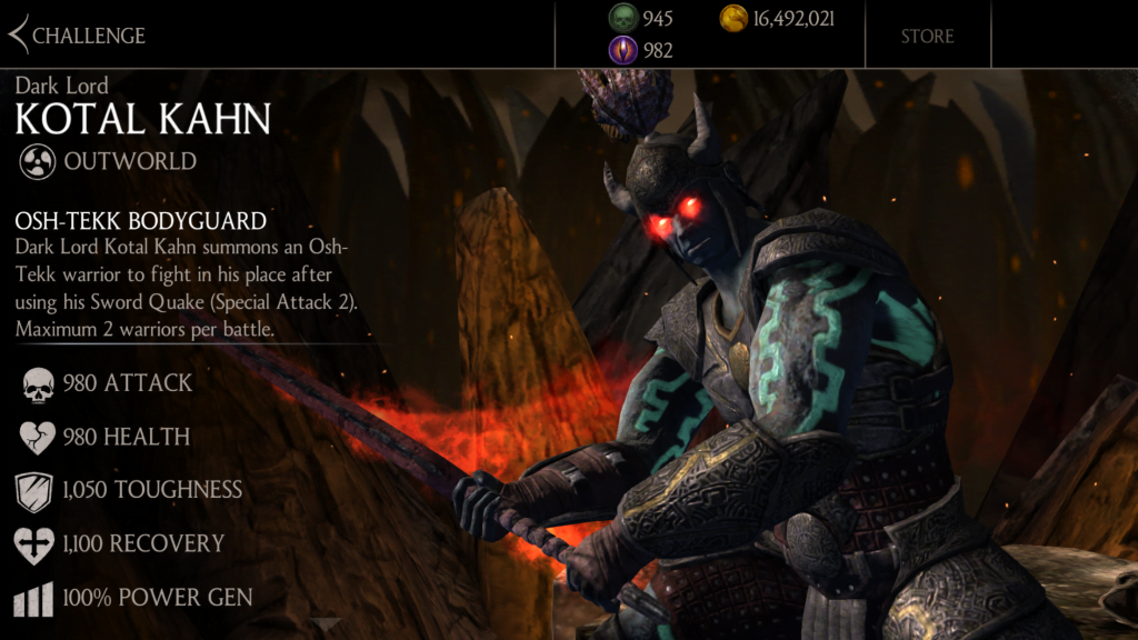 Dark Lord Kotal Kahn