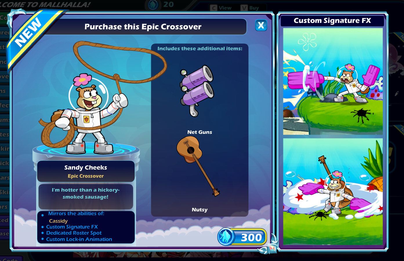 sandy in brawlhalla