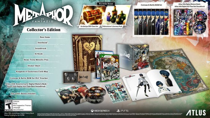metaphor refantazio collectors edition