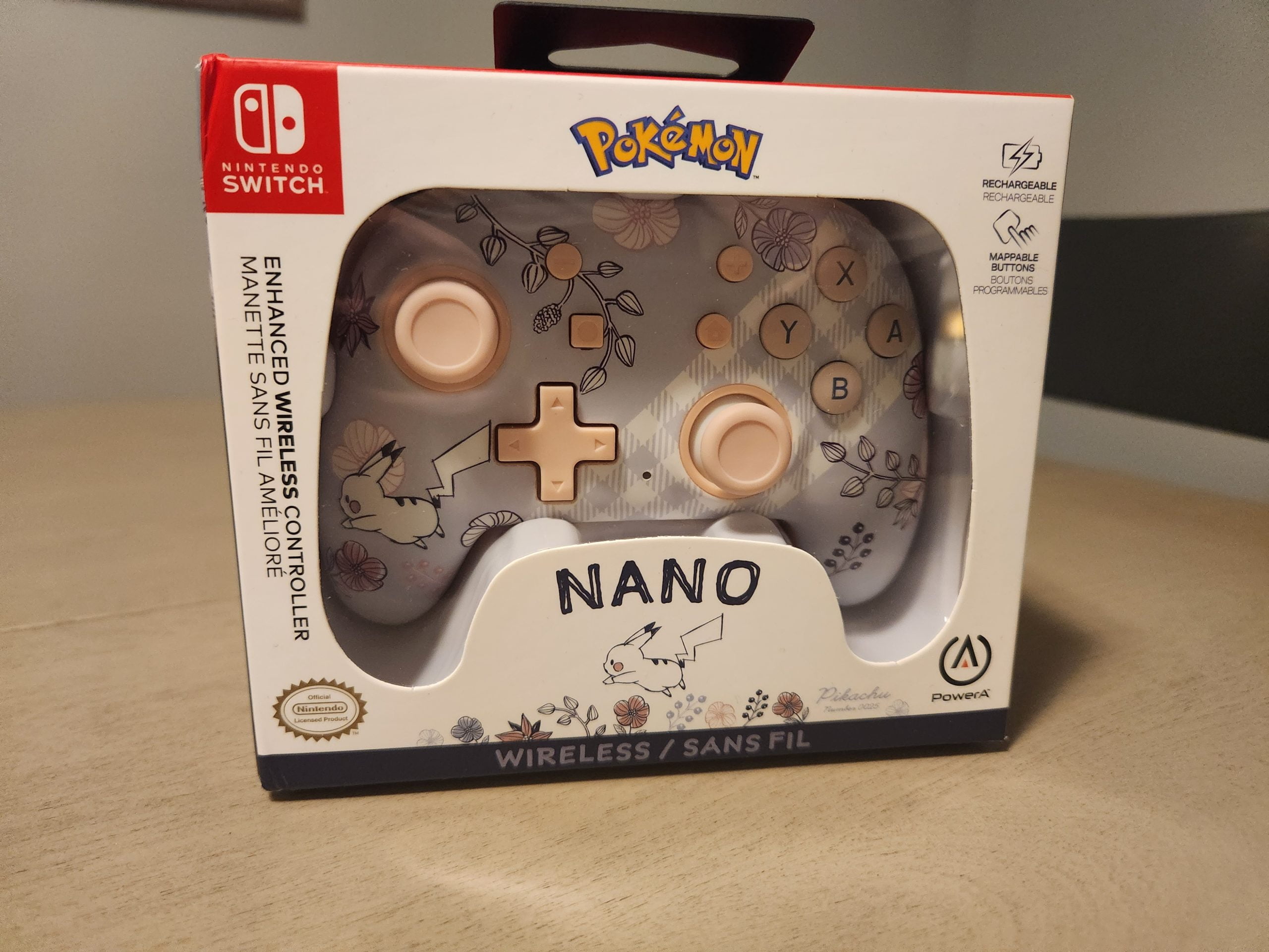 pikachu garden nano wireless controller