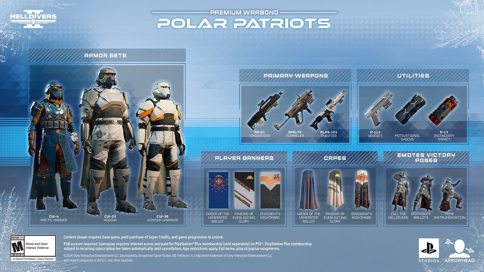 helldivers 2 polar patriots premium warbond