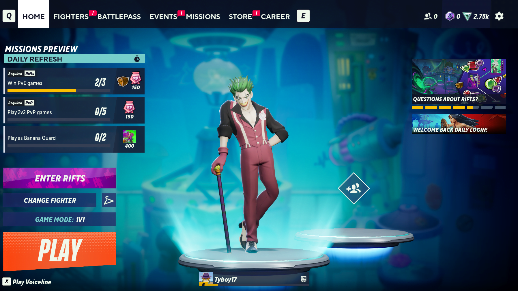 multiversus fighter currency