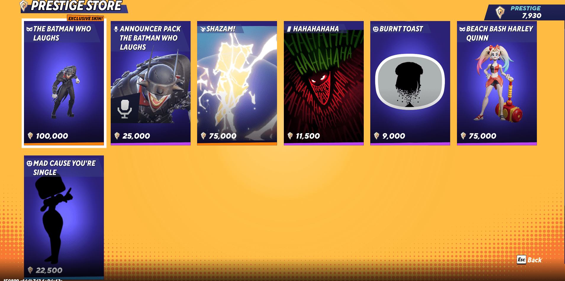 multiversus prestige currency