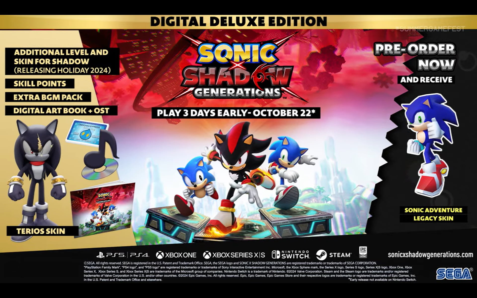 sonic x shadow generations digital deluxe edition