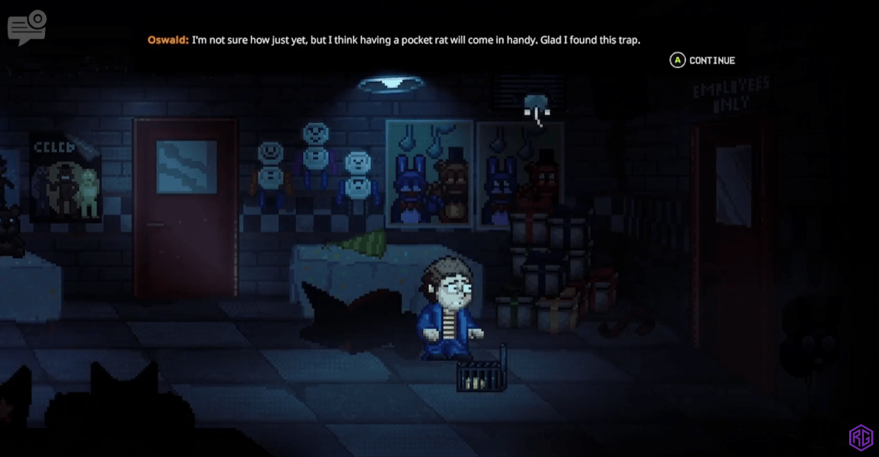 fnaf into the pit walkthrough