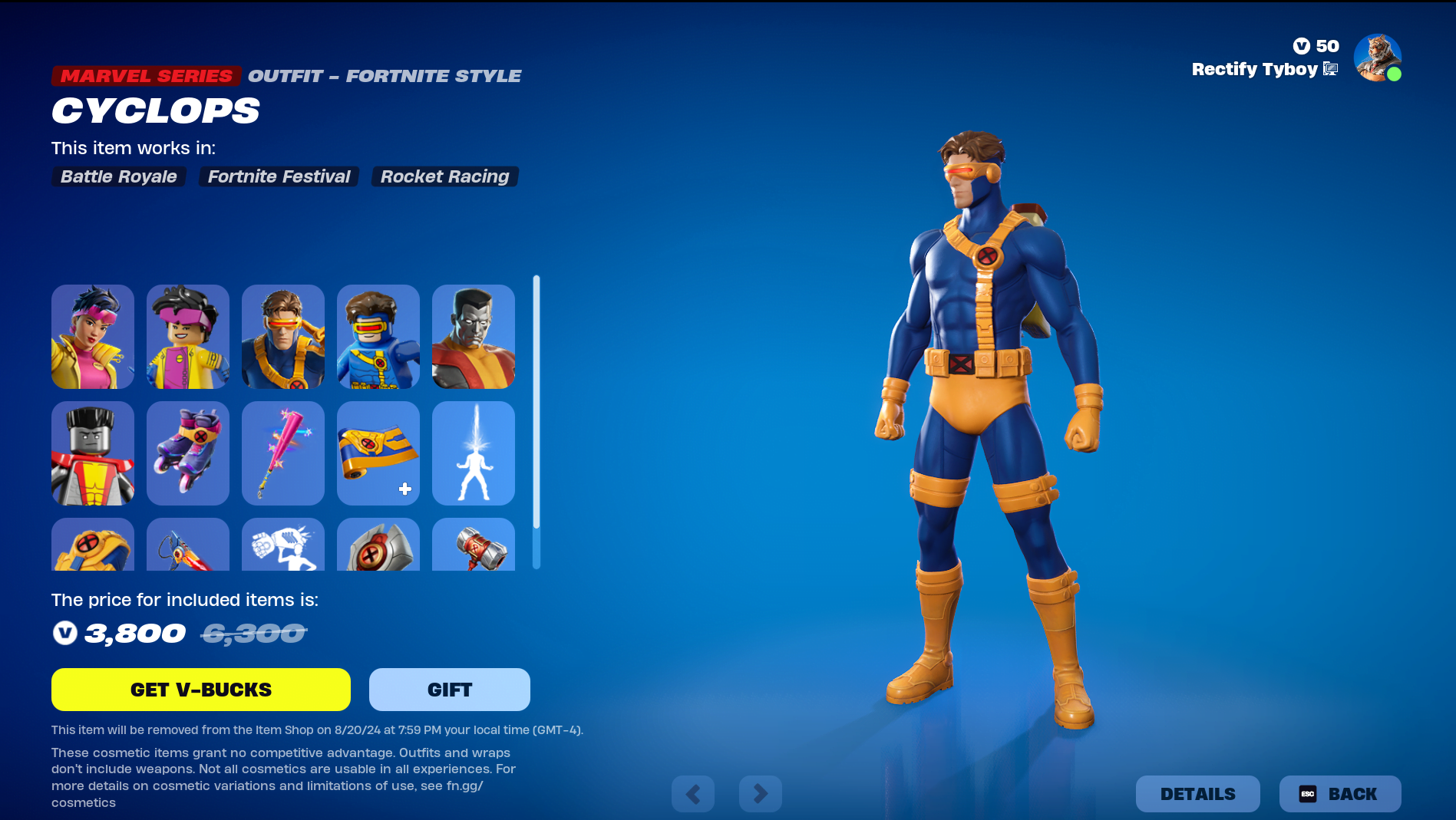 x-men bundle in fortnite