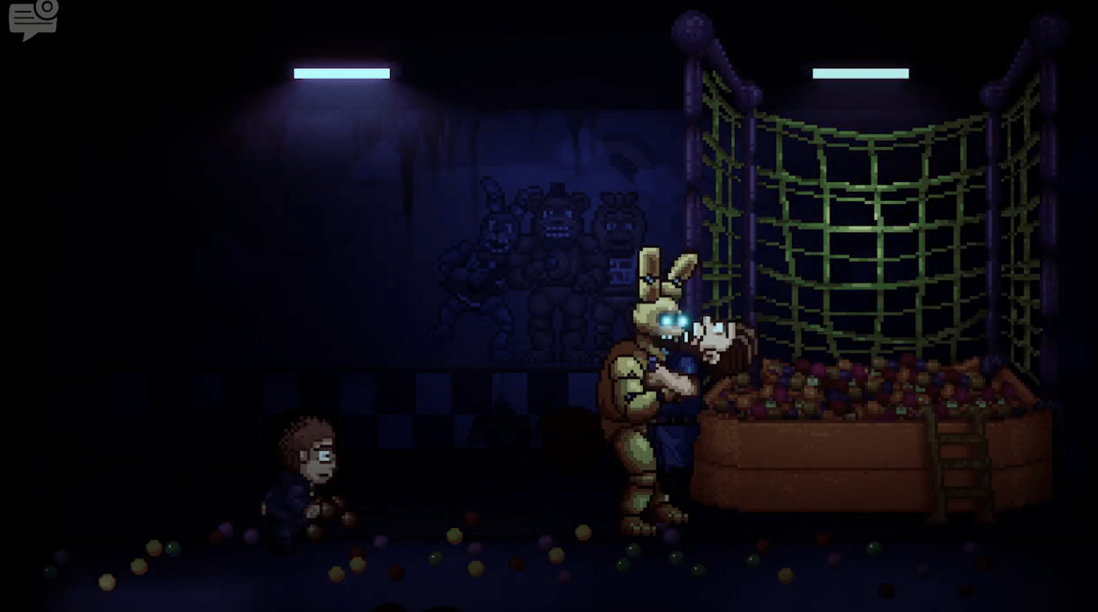 five nights at freddy's into the pit walkthrough night five