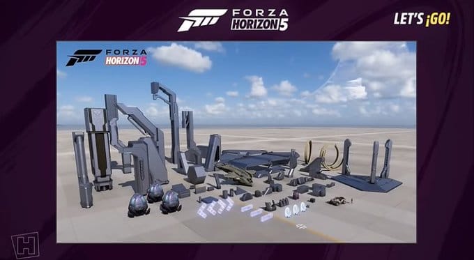 Forza Horizon 5 Halo eventlab props