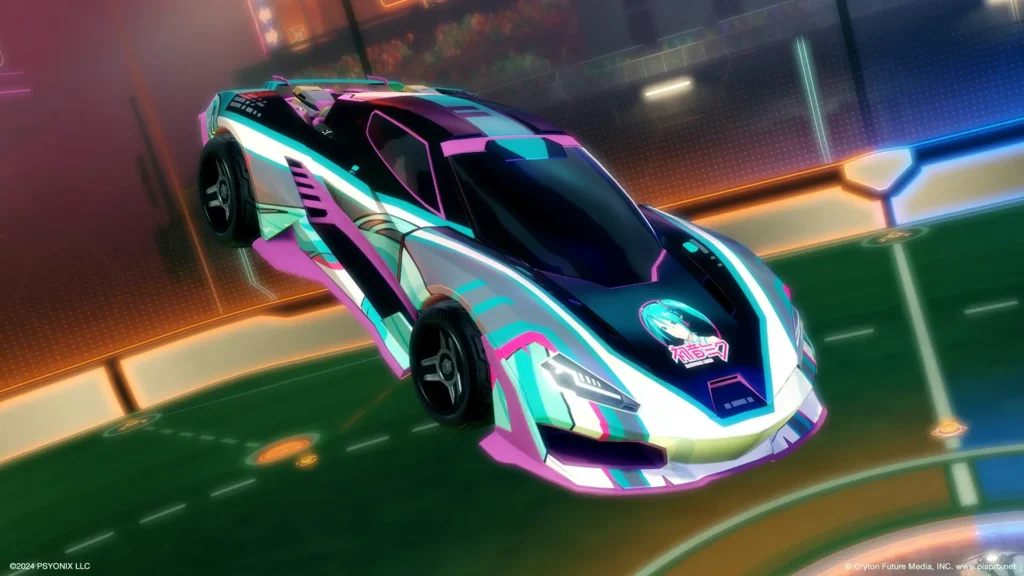 rocket league hatsune miku