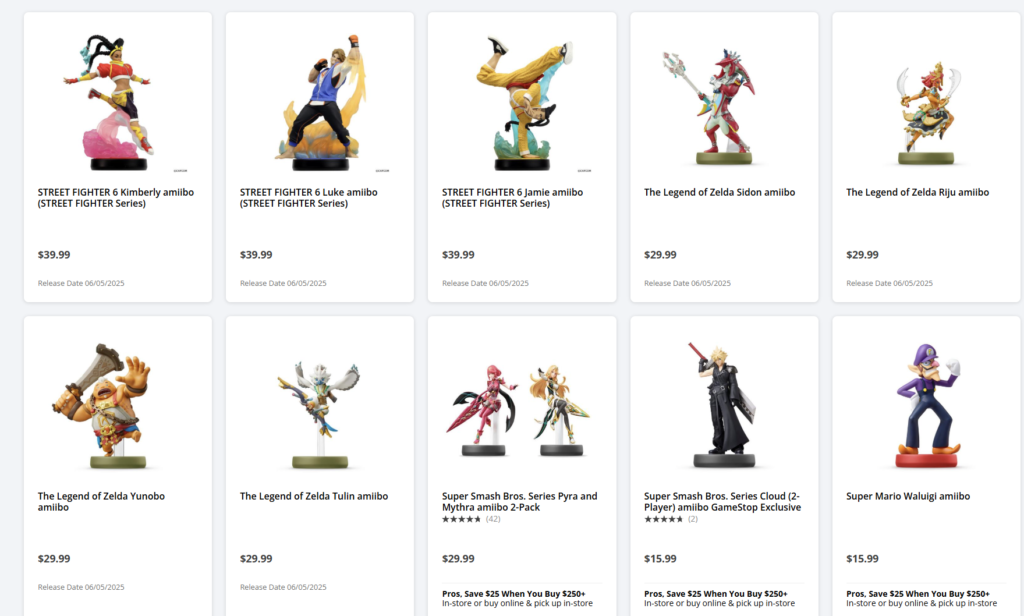 street fighter 6 amiibo