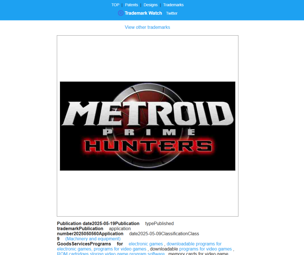 metroid prime hunters